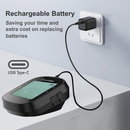 500FT Digital Meat Thermometer Wireless Thermometer with Multy Probes Bluetooth Thermometer Kitchen Thermometer for Smoker Grilling Oven (FS-52)