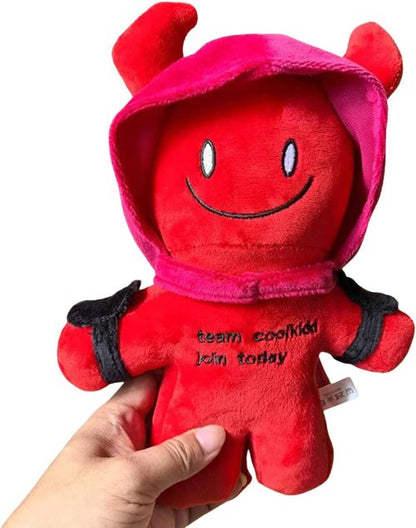 Forsaken Coolkidd Plushie - 9-Inch Soft Red Stuffed Doll | Gaming Collectible & Display Decor