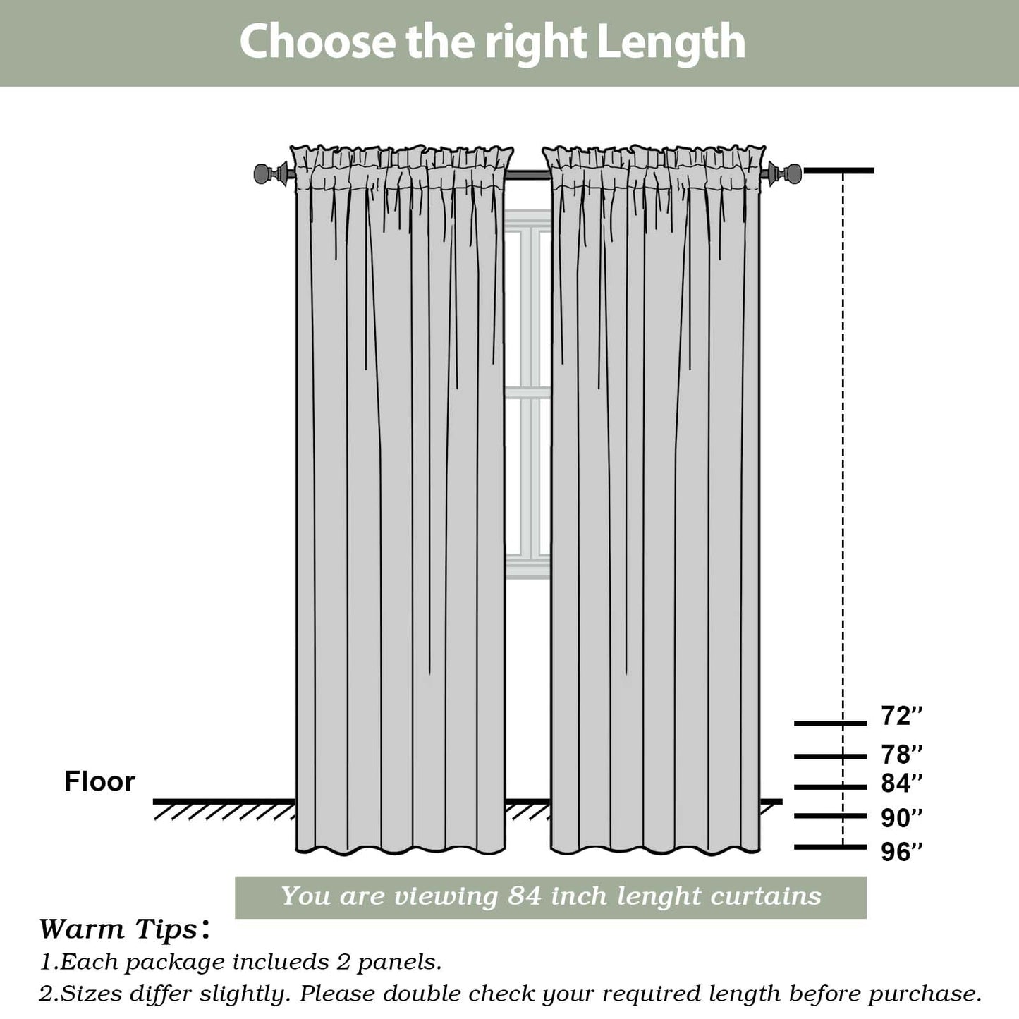OWENIE Taupe Sheer Curtains 84 inches Long for Bedroom Living Room 2 Panels Set, Rod Pocket Solid Taupe Curtain, Soft Touch Elegant Voile Curtains & Drapes for Nursery, 42"x84", 2 Pcs