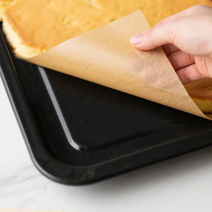 Skiennix Parchment Paper Sheets - 300 Pcs Unbleached Non-Stick Baking Paper | 12x17 Inches for Oven & Air Fryer