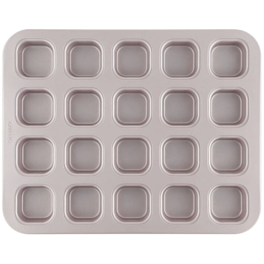 CHEFMADE Brownie Cake Pan, Nonstick 20 Cavity Square Muffin Bakeware