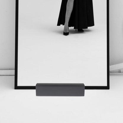 Uonlytech Floor Mirror Stand - Non-Slip Wooden Support Frame for Full-Length Mirrors | 9.84 x 3.14 x 2.75 Inches