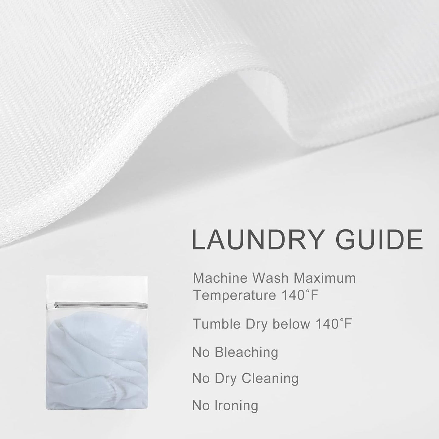 Muchfun Durable Fine Mesh Laundry Bags - 3 Pcs for Delicates | 16 x 20 Inches (Large)