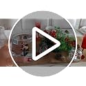 Snowman Glass Cup Set of 2 - 12oz Hand Blown Stemless Christmas Drinkware