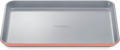 Caraway Non-Stick Ceramic Baking Sheet - Non-Toxic & PTFE Free - Ideal for Baking & Roasting - Medium (15" x 10") - Perracotta