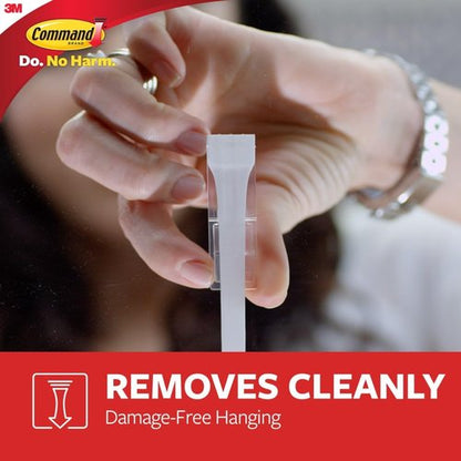 Command Small Utility Hooks - Damage-Free Adhesive Wall Hooks | 24 Hooks & 28 Strips, Holds Up to 1 lb