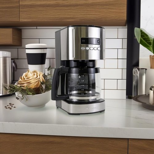 Kenmore Drip Coffee Maker - Programmable 12-Cup Machine With Auto Shut Off & Reusable Filter | Black