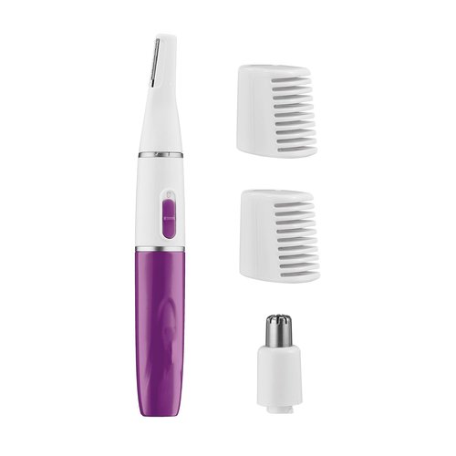 Conair All-in-1 Facial Hair Trimmer - Battery-Powered for Women | Perfect for Face, Ears, and Eyebrows