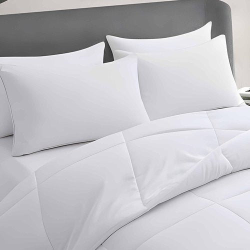 Acteb Ultra Thin Flat Soft Bed Pillows King Size Set of 2 Pack for Sleeping 20"x36", Hypoallergenic Skin Friendly Machine Washable