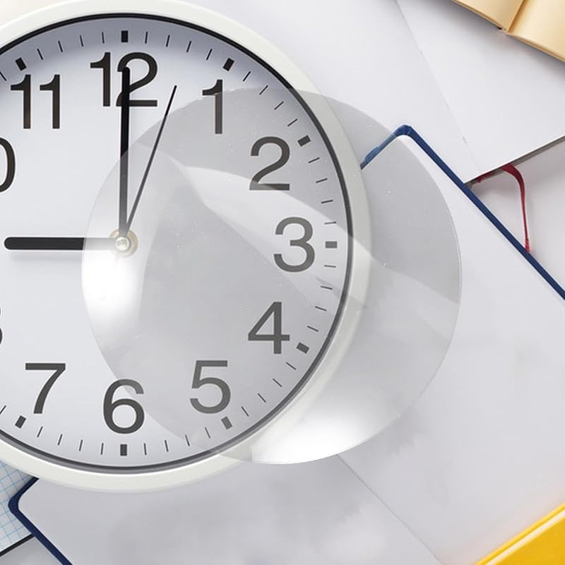 Replacement Glass Dome for Wall Clock - 13.5 cm Premium Convex Cover