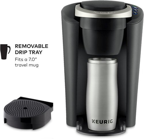 Keurig K-Compact Coffee Maker - Single-Serve K-Cup Pod Brewer with 3 Brew Sizes & 36oz Reservoir - Black