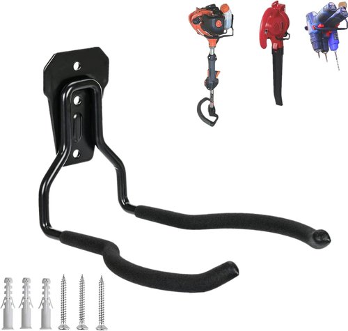 GS Alderaul Garden Tool Hanger - String Trimmer Wall Mount for Garage Storage | Durable Weedeater Bracket