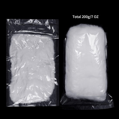 Yolyoo Artificial Snow Blanket - Fluffy Fiber Decoration for Christmas Displays | 200g Pack