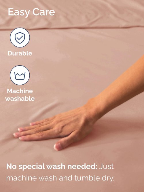 Extra Deep Full Fitted Sheet - Hotel Luxury Single Fitted Sheet Only - Easily Fits 18 inch to 24 inch Mattress - Ultra Soft, Wrinkle Free w/Extra Deep Pockets - Easy-Care, Breathable & Comfy - Mauve