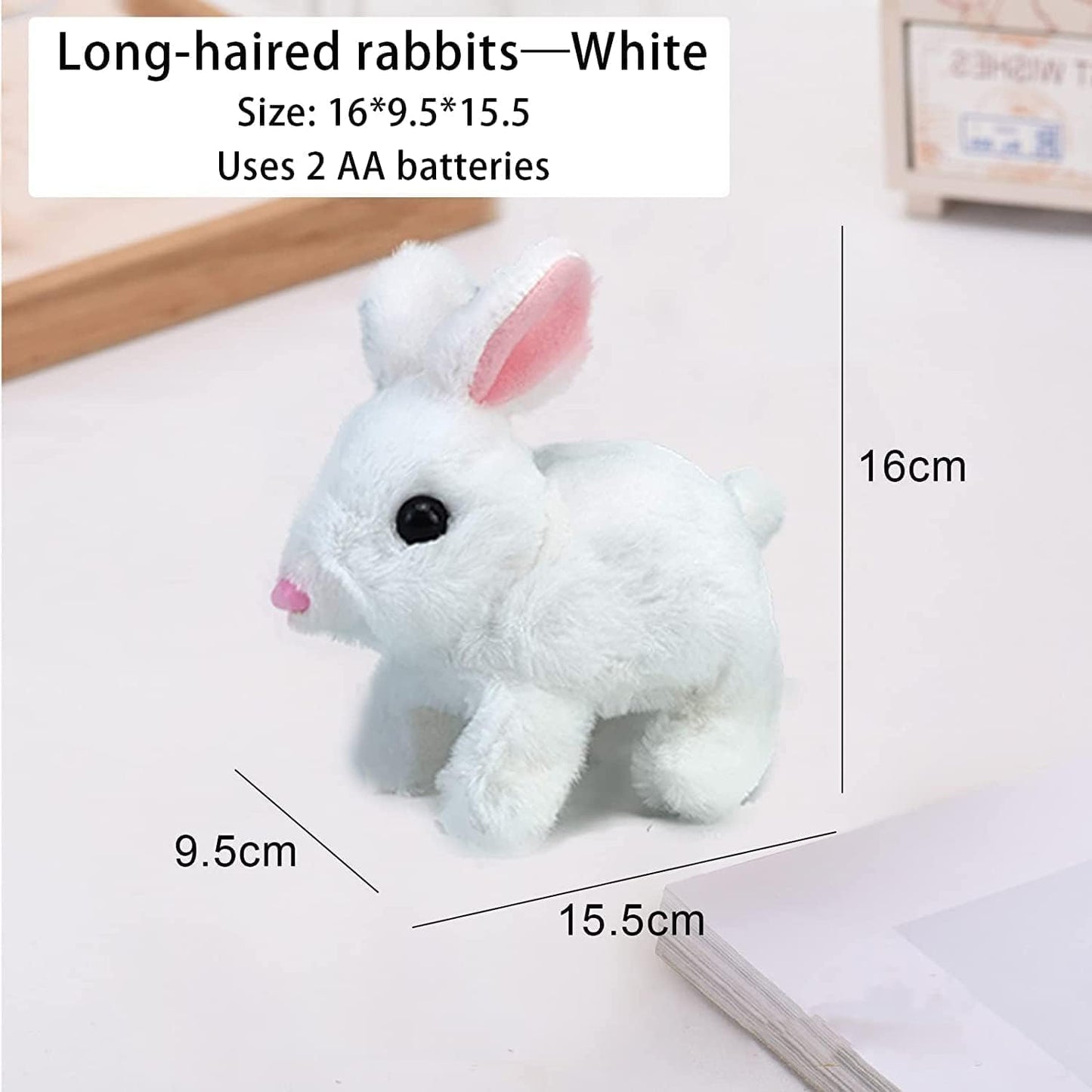Oprtuisi Bunby - Realistic Bunny Toy with Lifelike Movements & Handmade Design | Perfect Easter Gift (Brown)