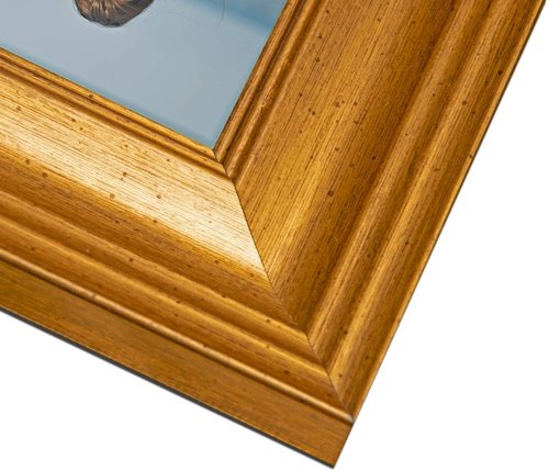 LaVie Home 8x8 Picture Frame - Gold Square Frame Set with High Definition Glass for Wall & Table Display