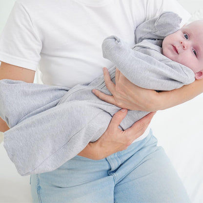 **Transition Swaddle | Baby Sleep Sack 0-3 Months - Arms Up Design with Mitten Cuffs, 2-Pack, 100% Cotton**