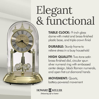 Howard Miller Joelle Tabletop Clock 555-197 - Anniversary Variation