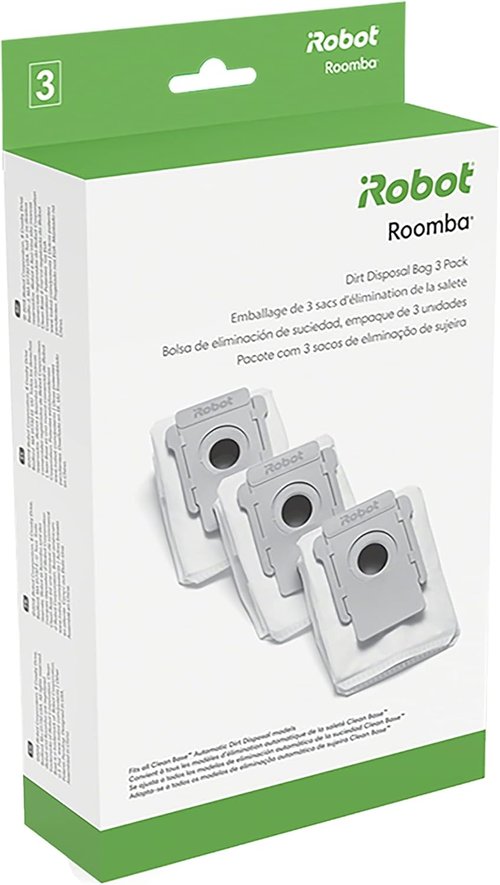 iRobot Replacement Dirt Disposal Bags - 3 Count for Roomba Clean Base Models i1+, i3+, i4+, i5+, i7+, i8+, j8+, j9+