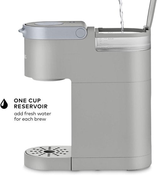 Keurig K-Mini Coffee Maker - Compact Single Serve K-Cup Brewer with Cord Storage | Studio Gray, 6-12oz Brew Size