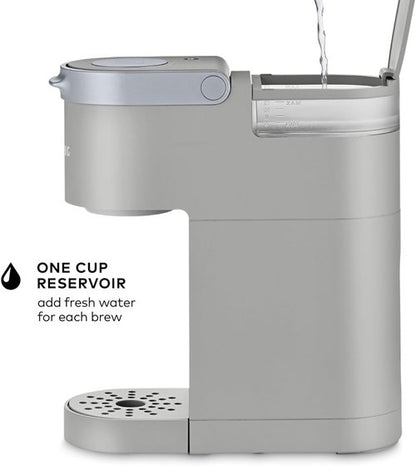 Keurig K-Mini Coffee Maker - Compact Single Serve K-Cup Brewer with Cord Storage | Studio Gray, 6-12oz Brew Size