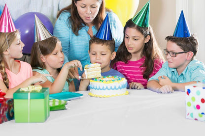 Party Solids White Plastic Table Cover Roll - 54 Inch x 300 Feet with Slide Cutter for Easy Use