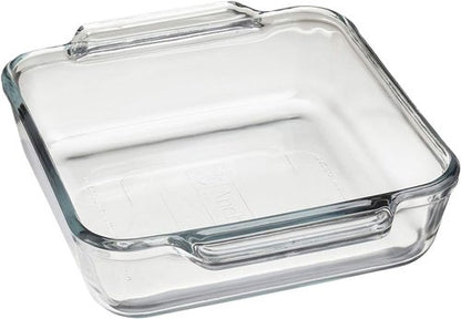 Anchor Hocking Casserole Dish - 2 Quart Clear Glass Bakeware for Versatile Cooking
