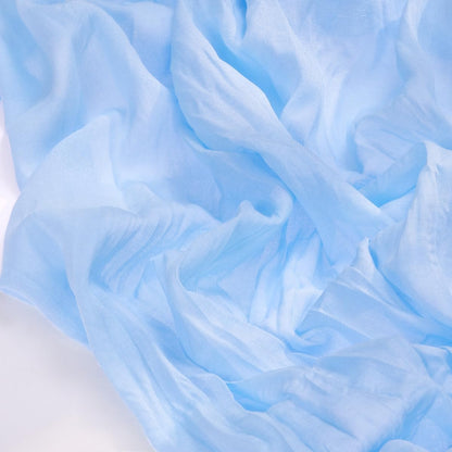 Socomi Blue Cheesecloth Table Runner - 10FT Light Blue Boho Rustic Decor for Weddings & Parties