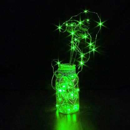 Skiennix 3 Pack Battery Operated Fairy Lights - 6.6ft 20 LED Mini String Lights | Silver Wire for Bedroom, Parties, Weddings