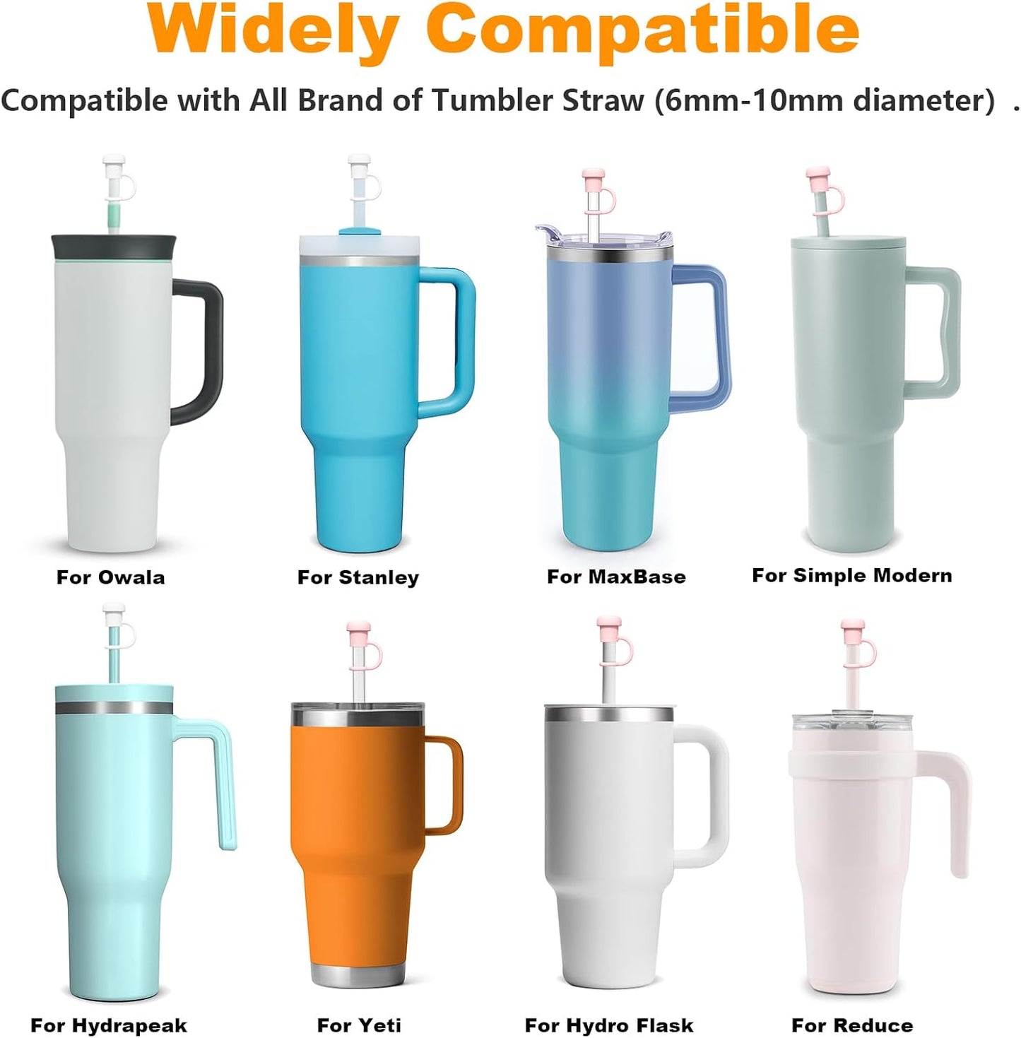 Stanley Replacement Straw and Cover - Compatible with 40 oz & 30 oz Tumblers | Durable Design