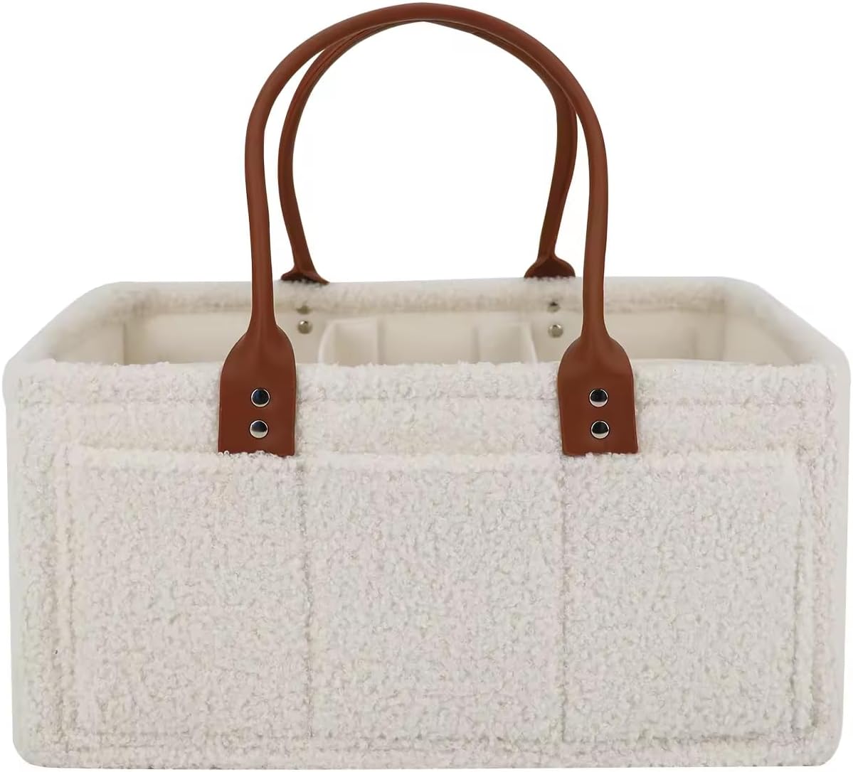 Skiennix Baby Diaper Caddy - Stylish Car Organizer & Nursery Storage Bin | Essential Baby Shower Gift