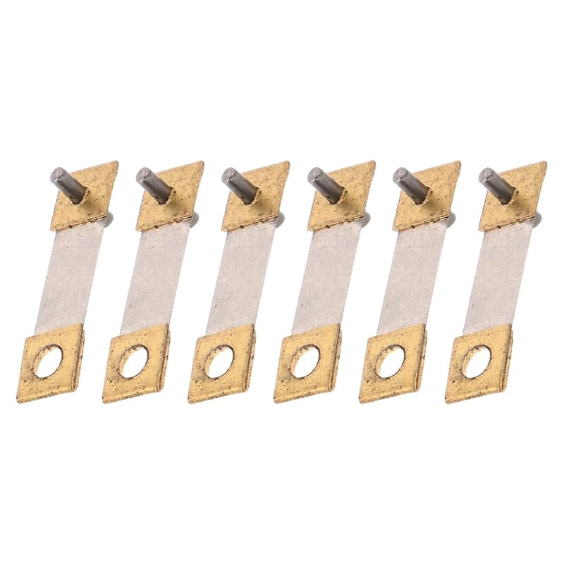Grandfather Clock Pendulum Suspension Spring 6-Pack – Iron Replacement Parts