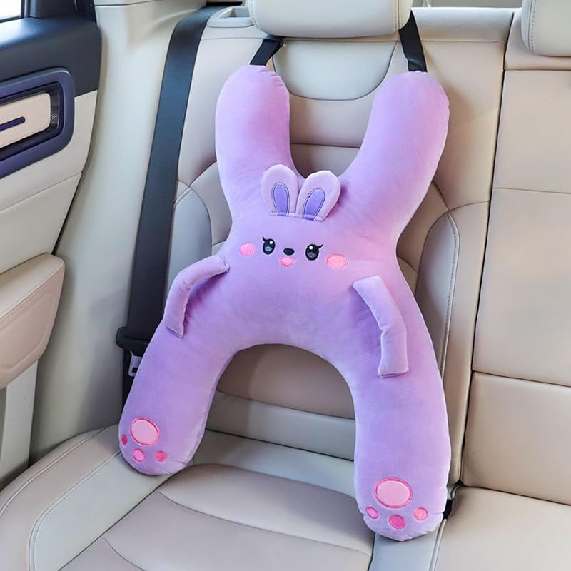 Kid Sleeping Cushion for Travel – Animal Shape Head & Body Support, Variation D