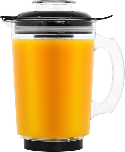 Wadoy 48oz Blender Cup - BPA-Free Tritan Plastic Replacement for Magic Bullet 250W | Leak-Proof Lid for Smoothies & Shakes