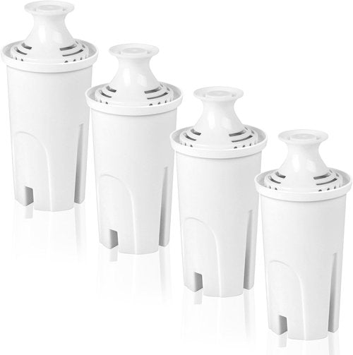 Beita Water Filter Replacement - NSF Certified Filters for Brita Pitchers | 4 Pack, OB03, Classic 35557