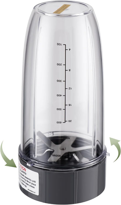 NutriBullet 2-Pack Blender Replacement Blade - High-Performance Parts for 900W/600W Models