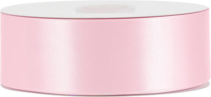 MEEDEE Pink Satin Ribbon - Luxurious Double-Faced 1.5-Inch Ribbon | 50 Yards for Crafts & Weddings