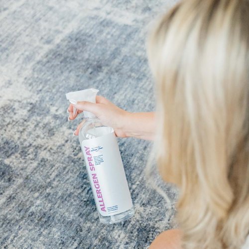 Allergy Asthma Clean Allergen Spray, Pets, Dust Allergies & More, Air & Surface Control, Just Add Water, Bottle with One Refill, Over 64oz Total