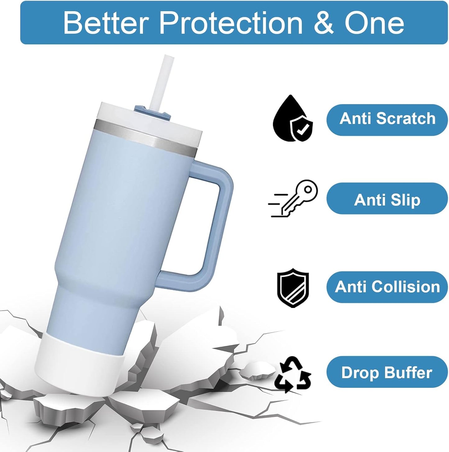Stanley Replacement Straw Boot Sleeve - Perfect Fit for 40 oz & 30 oz Tumblers