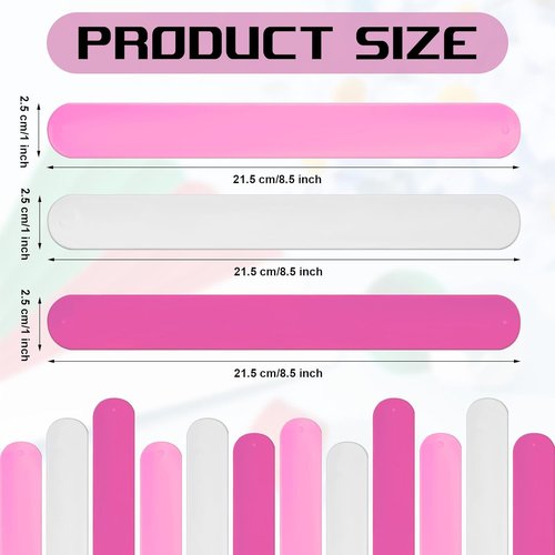 Charniol Wrapping Paper Roll Holder - 12-Piece Silicone Covered Metal Stabilizer | 1 x 9 Inch, Rose Red, Pink, White
