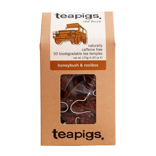 teapigs Red bush Honeybush & Rooibos Loose Tea Bags, 50 Count, Whole Tea Leaves, Caffeine Free