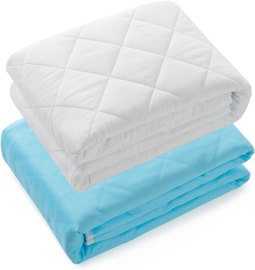 KANECH Washable Waterproof Bed Pads - Heavy Absorbency Incontinence Pads for Adults & Pets | 44"x52" (2 Pack)