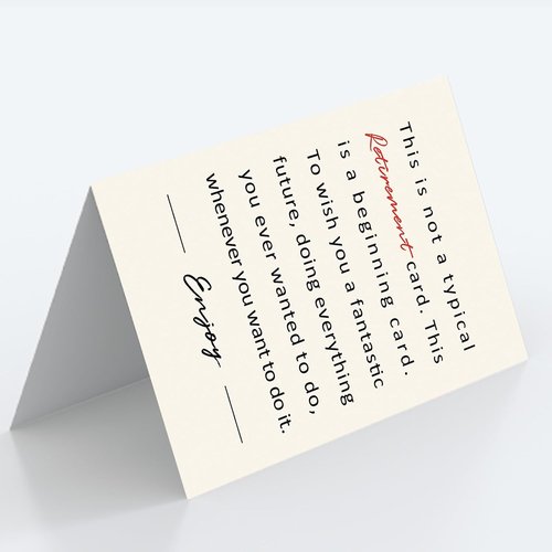 Funny Retirement Card for Women Men, Best Farewell Gifts for Coworkers, Coworker Leaving Card, Happy Retirement Gifts for Retired Friends Boss Teachers Nurses Dad Mom