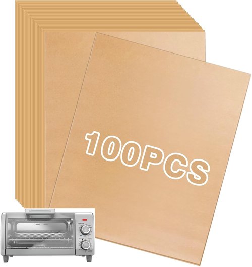 BLACK+DECKER Air Fryer Paper Liners - 100PCS Disposable for 4-Slice Crisp 'N Bake Toaster Oven