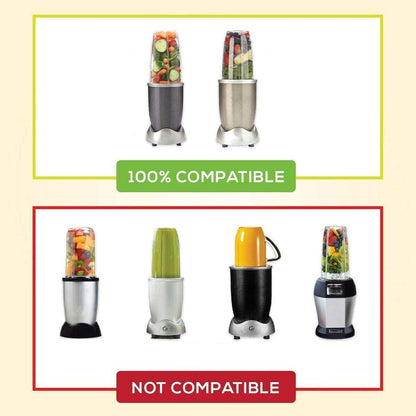 Nutribullet Upgrade Blender Cups - 32oz Replacement Parts with Flip-Top To-Go Lids | 2 Pack