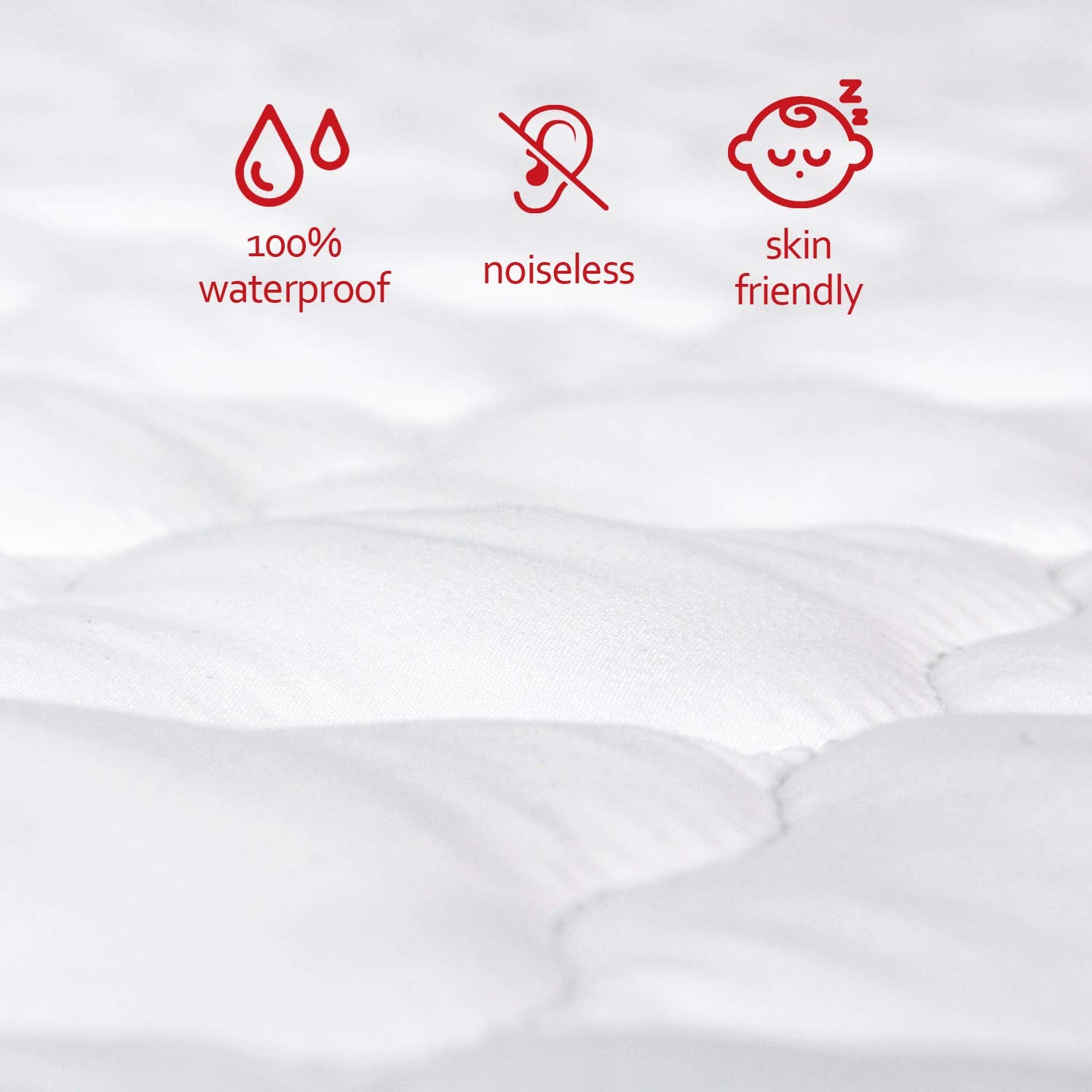 Waterproof Pack and Play Mattress Pad Sheets Fitted, Cotton Fabric Pack and Play Protector, Fits Graco Play Yard, Baby Mini Crib Sheet Cover