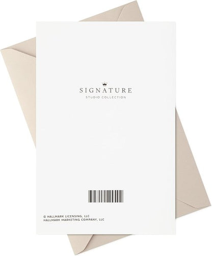 Hallmark Signature Christmas Card - Heartwarming Family Design | Perfect for Holiday Greetings