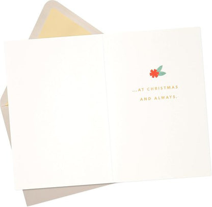 Hallmark Signature Christmas Card - Heartwarming Family Design | Perfect for Holiday Greetings