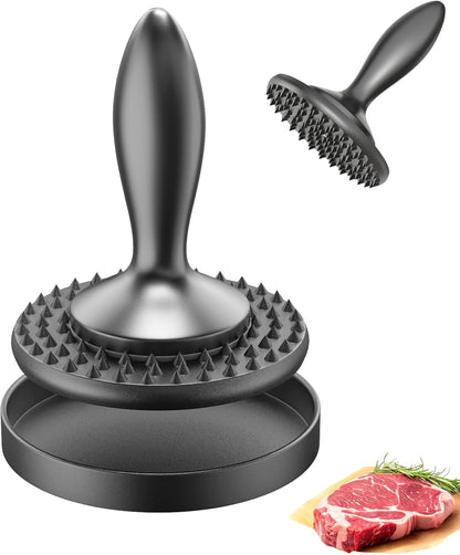 Skiennix 3-in-1 Meat Tenderizer Tool - Dual-Sided Kitchen Mallet for Perfectly Tender Steak & Chicken