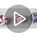 12 Pcs Christmas Ball Ornaments - Red Blue White Holiday Tree Decor
